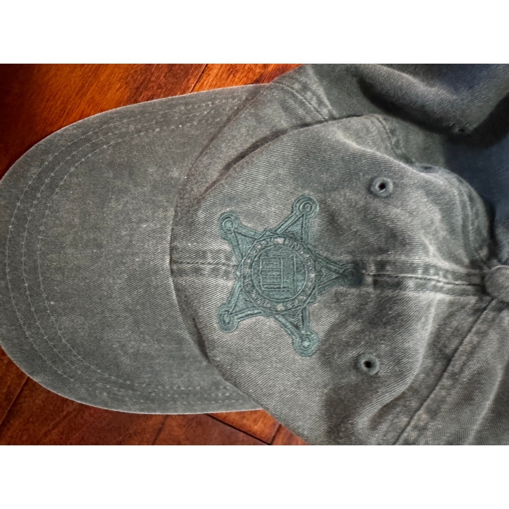 Unbranded Secret  Hat Mens OSFM Charcoal Gray Excellent Star Badge Cap